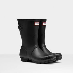 Hunter Original Short Back Adjustable Rain Boots